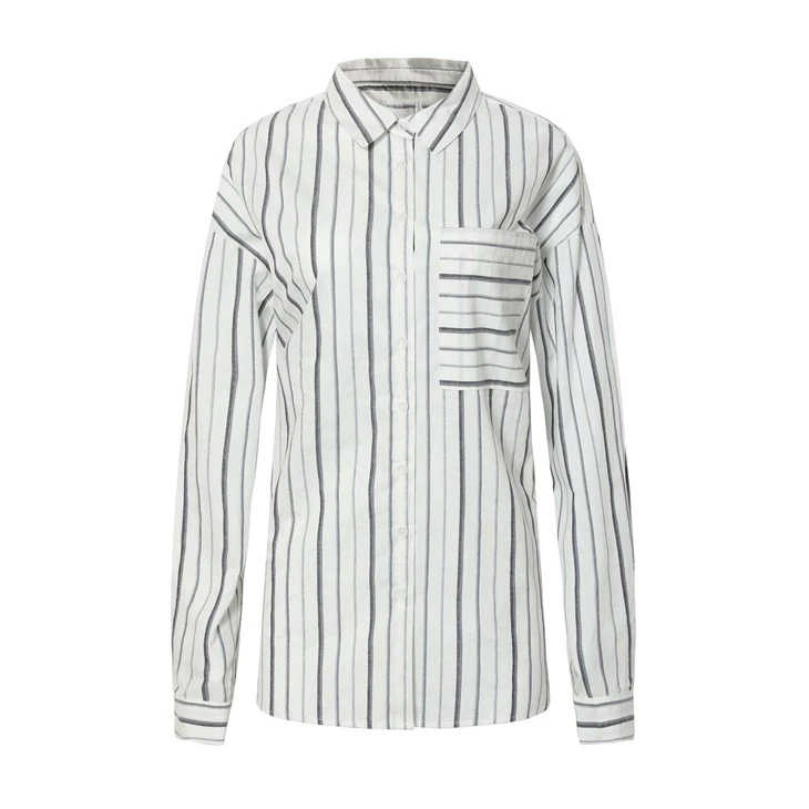Casual Long Sleeve Striped Top