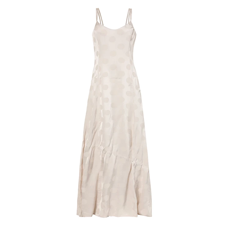 Casual Polka Dot Long Dress