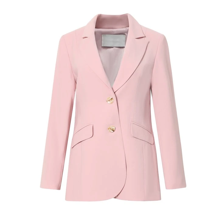 Elegant Pink Formal Blazer