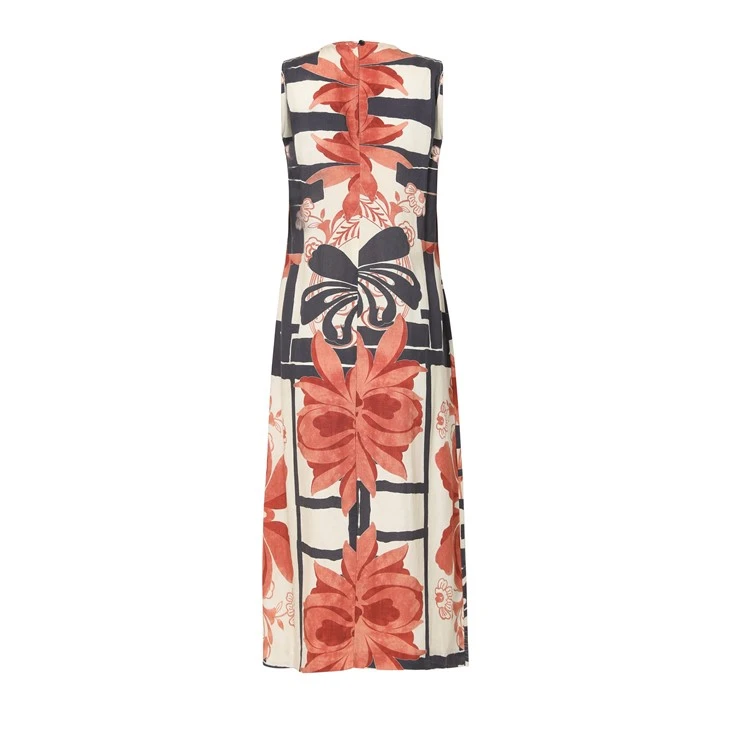 Modern Print Sleeveless Dress Modern Print Sleeveless Dress
