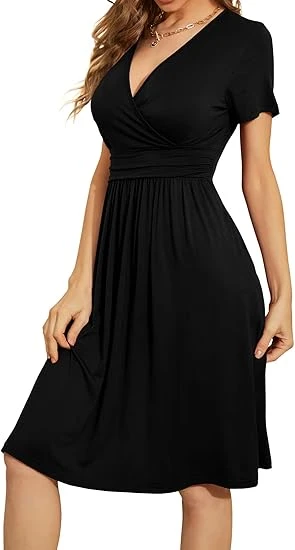 Casual Dresses V-Neck Floral Party Dress