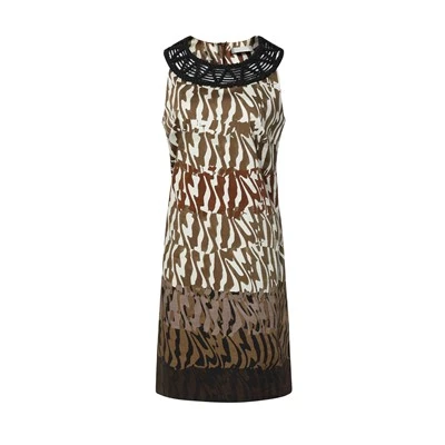 Feminine Dress With Print Design