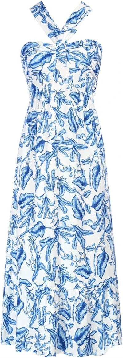 Sleeveless Summer Floral Print Dress