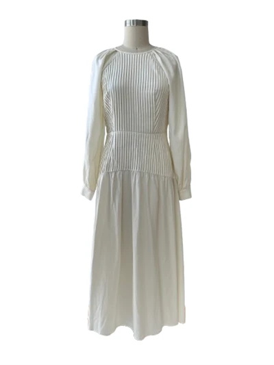 White Dress With Long Sleeves