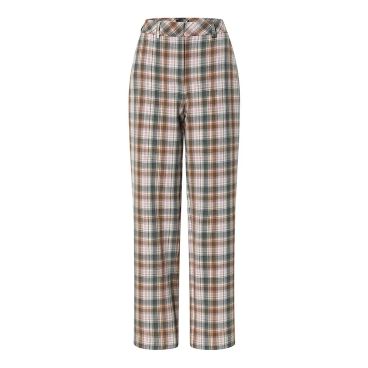 Straight-Leg Cotton Blend Pants Straight-Leg Cotton Blend Pants