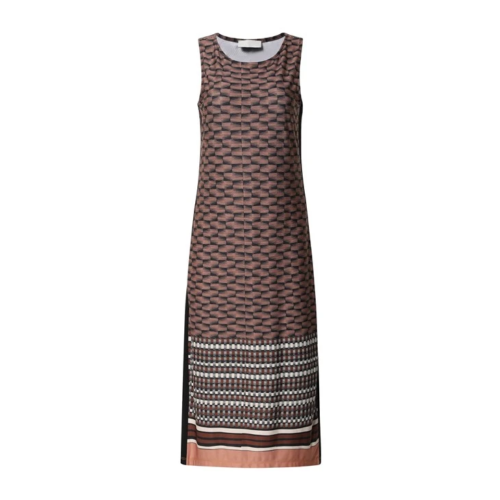 Unique Geometric Design Sleeveless Dress Unique Geometric Design Sleeveless Dress