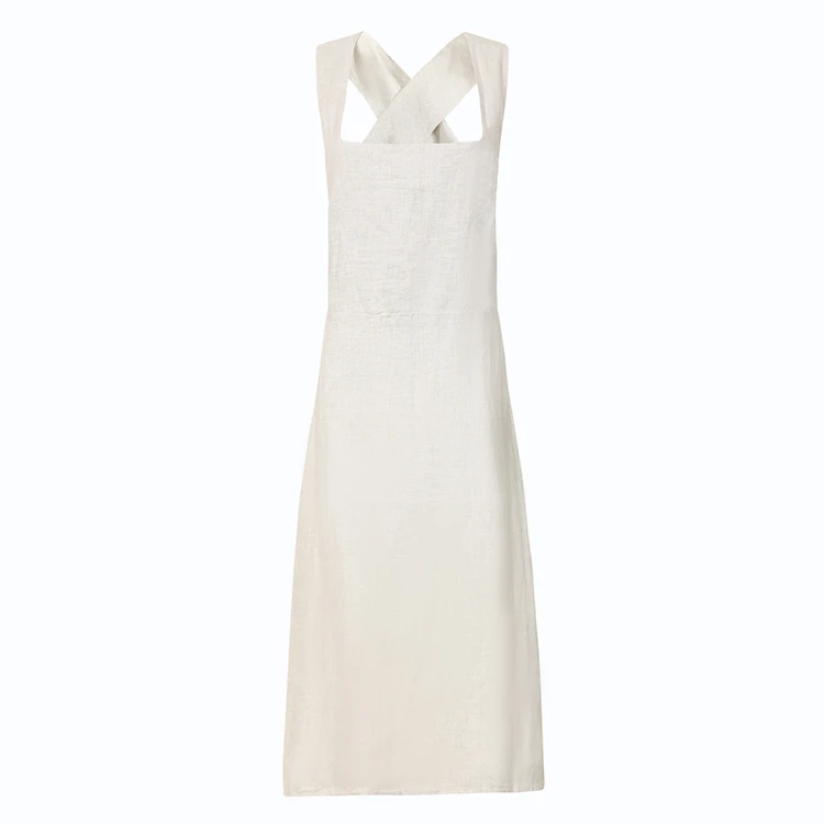 White Dress With Simple Design