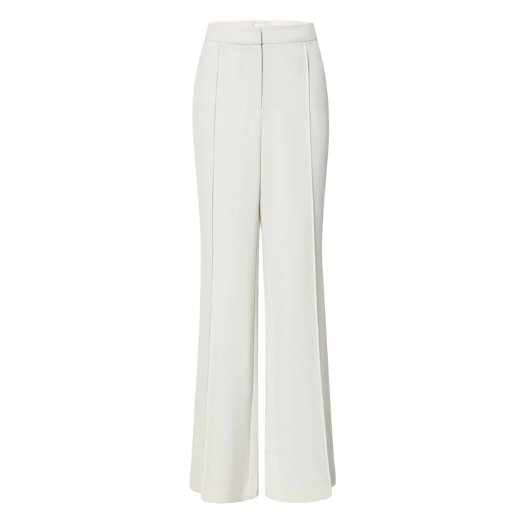 White Elegant Flared Pants White Elegant Flared Pants