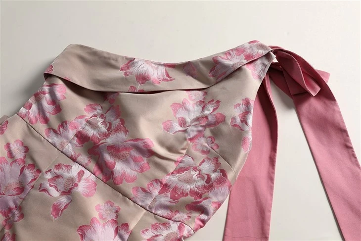 Women's Silk Floral Print Dress Women's Silk Floral Print Dress